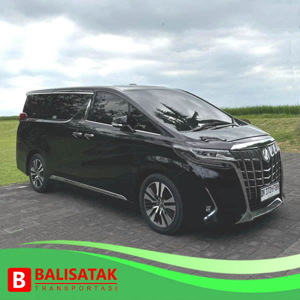 Carter mobil VIP Toyota Alphard 5 seater di Bali.
